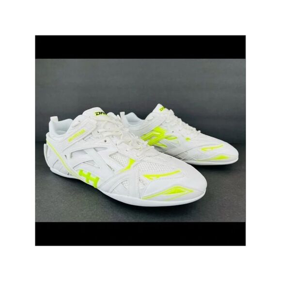 BALENCIAGA Other - BALENCIAGA Mens White Drive Round Toe Lace-Up Athletic Sneakers Shoes 11